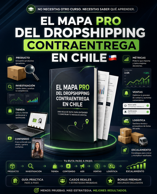 MAPA DEFINITIVO DROPSHIPPING CONTRAENTREGA CHILE + 5 REGALOS🎁